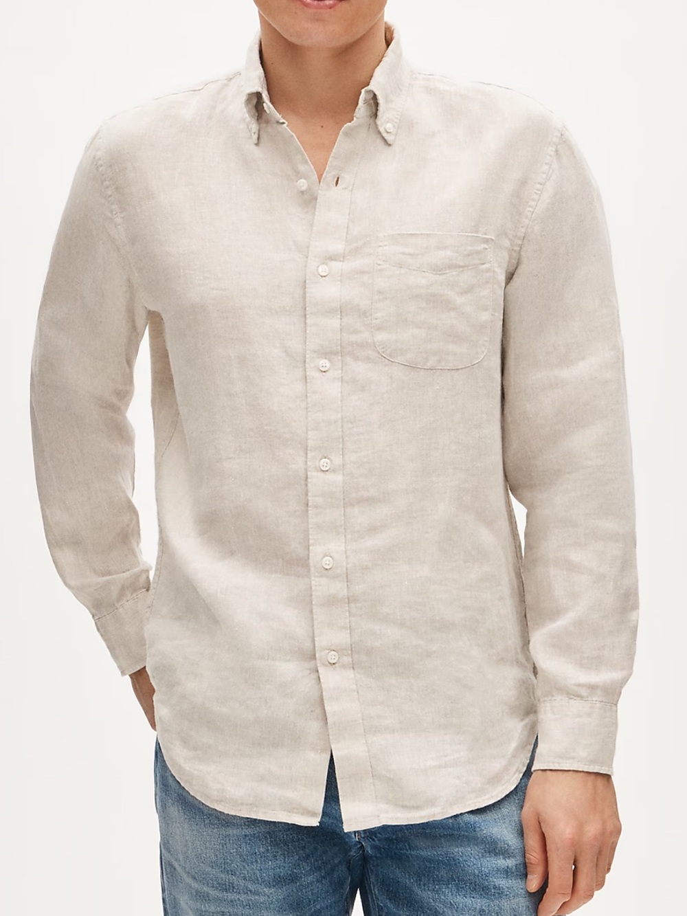 J.Crew Baird McNutt Irish Linen Shirt Men’s M NWT Flax